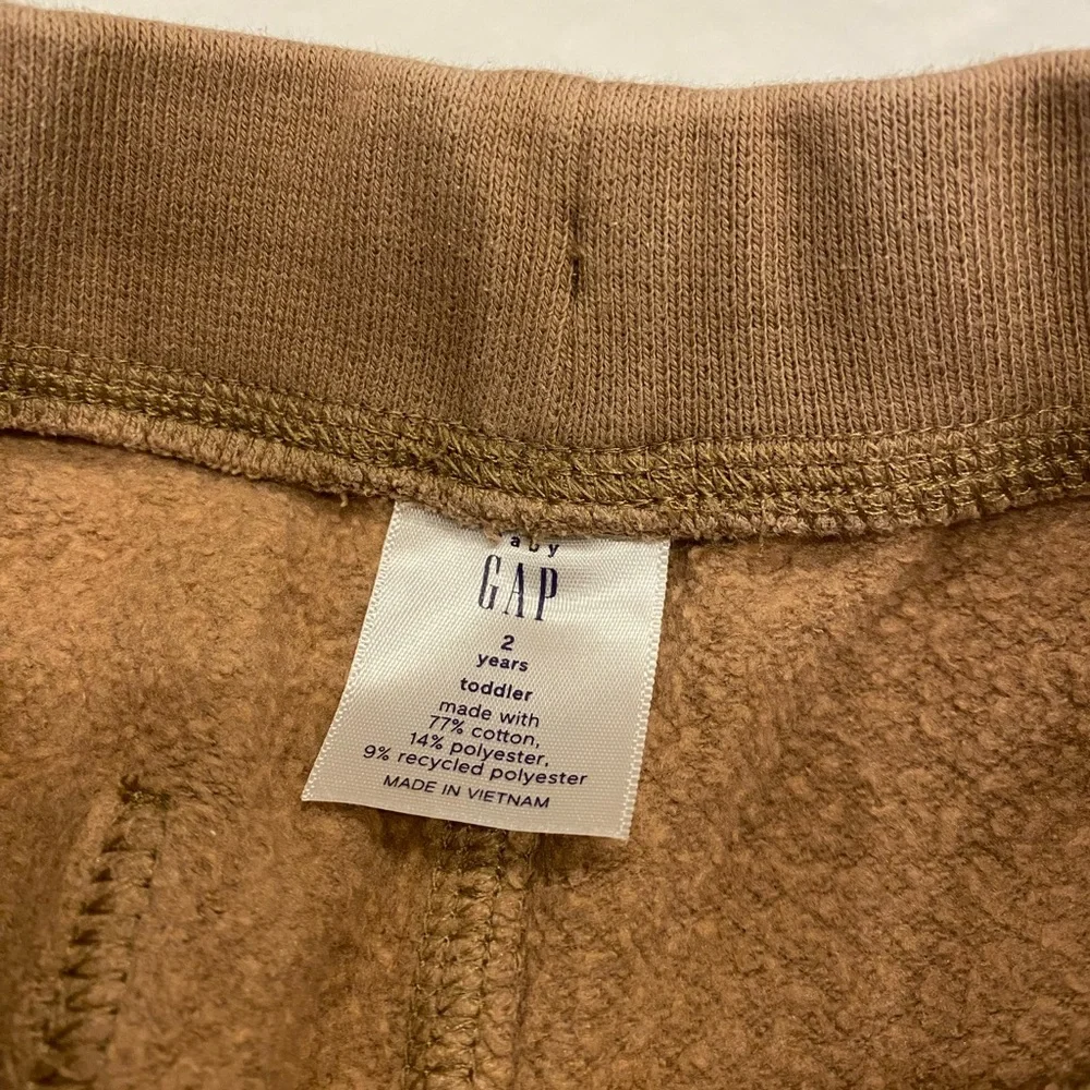 GAP - Bundle Kids Sweatpants & Joggers - Navy, Green, Tan, Brown - Size 2T